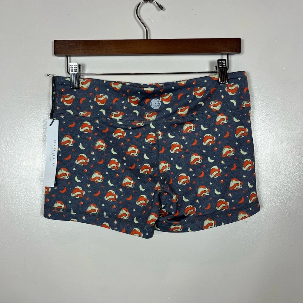 IAB MFG‎ Spandex Gym Shorts 8 Medium Weightlifting Athletic Sports Skull Snake